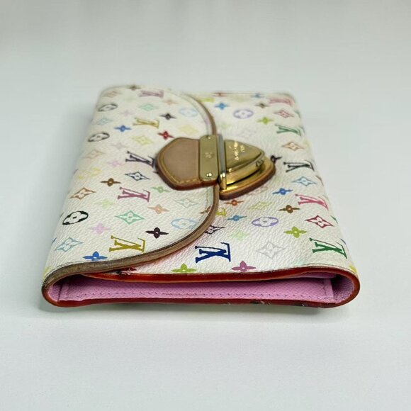 Louis Vuitton White Multicolor Wallet with Colorful Monogram Design - Picture 4 of 7